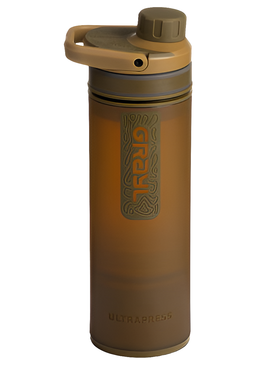 Grayl Ultrapress Purifier Bottle - Coyote Brown