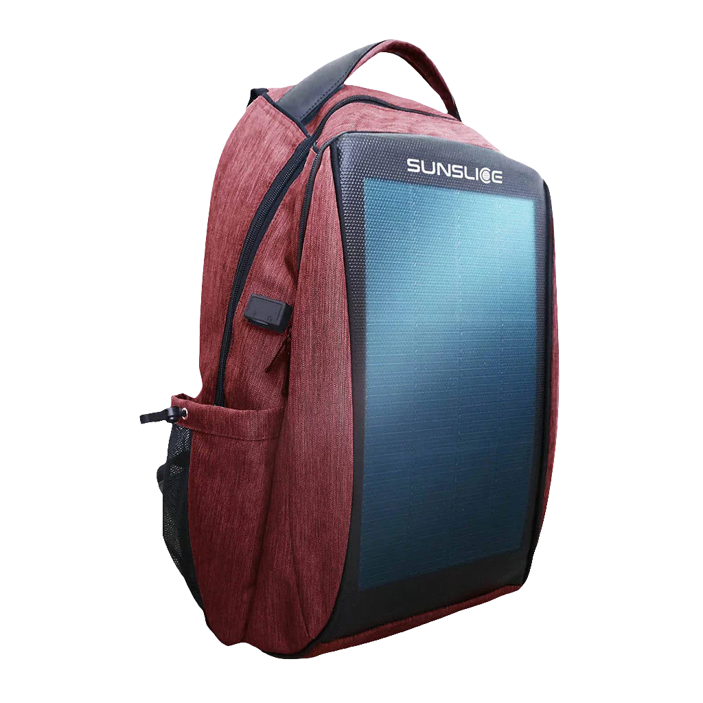 SunSlice Zenith - 25L 8W Solar BackpackRed