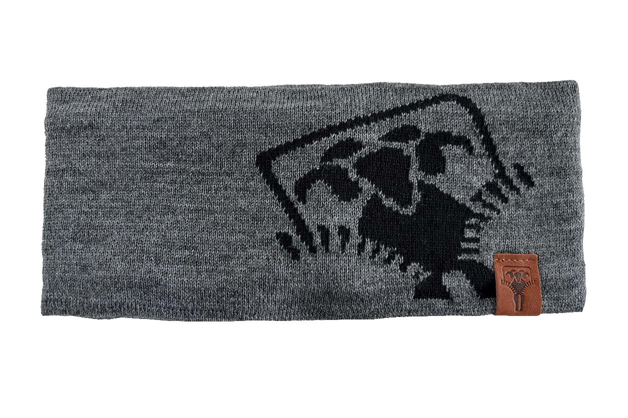 Grüezibag Headband Logo groß Grey