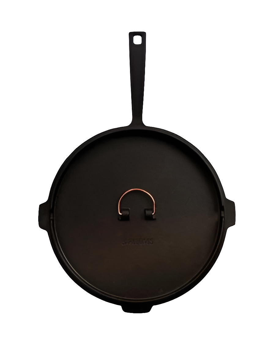 Barebones Gusspfanne mit Deckel  25cm