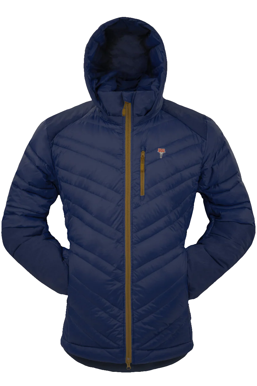 Grüezibag Lightful DownWool Jacket M Saphir blue - Mustard