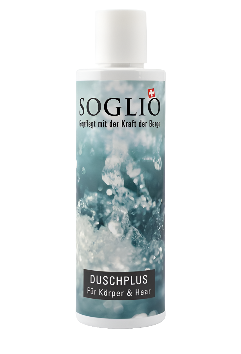 Soglio Duschplus Milde Reinigung für Körper und Haar (100 ml)