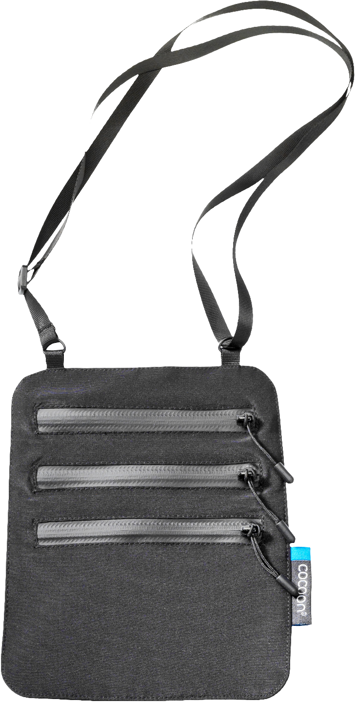 Cocoon Silk Secret Neck Wallet black