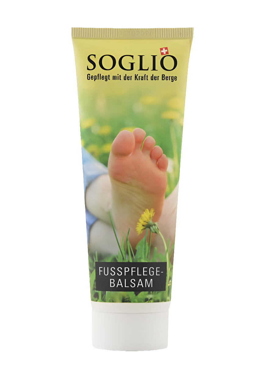 Soglio Erfrischender Fussbalsam mit Ziegenbutteröl (75 ml)