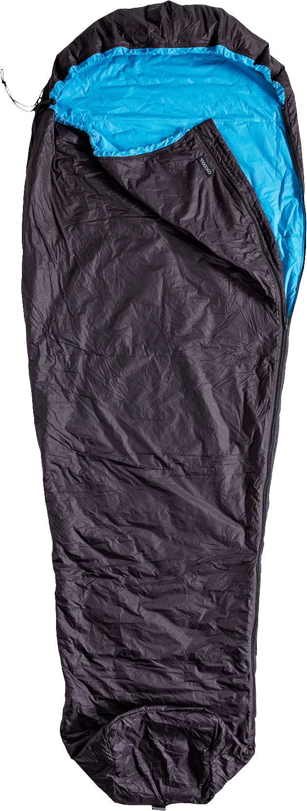 Cocoon Primaloft Ripstop Nylon Inner Bag Zipper left espresso/azure