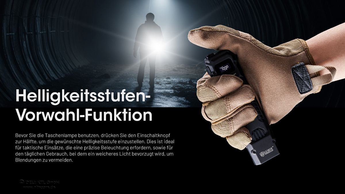 Nitecore EDC29 LUMINBLADE kompakte EDC-Taschenlampe mit 6500 Lumen