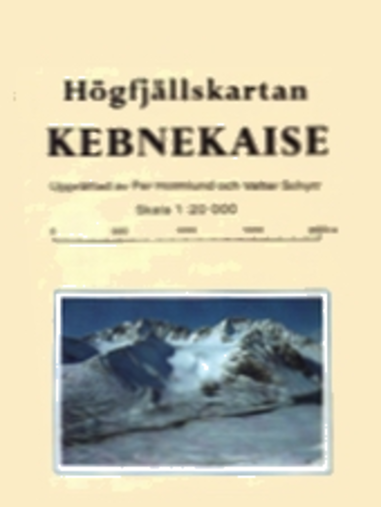Fjällkarten 10 Kebnekaise