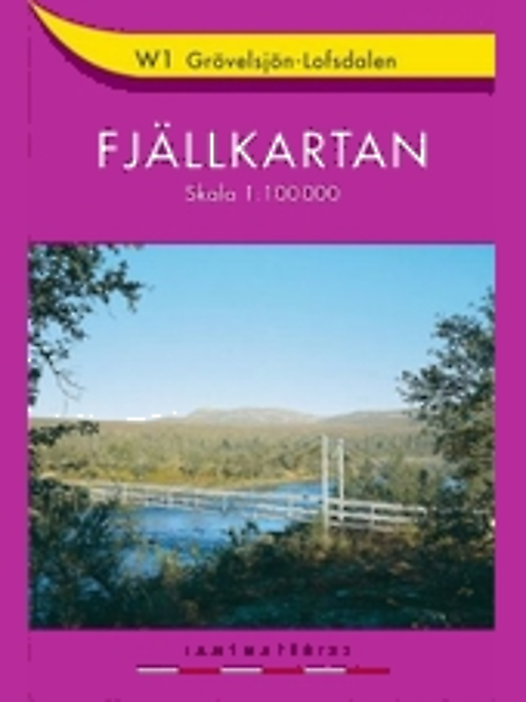 Fjällkarten W 1 Grövelsjön-Lofsdalen
