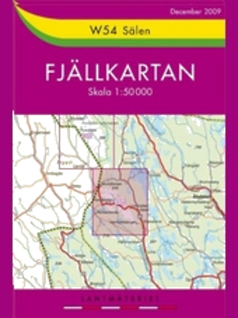 Fjällkarten W54 Sälen