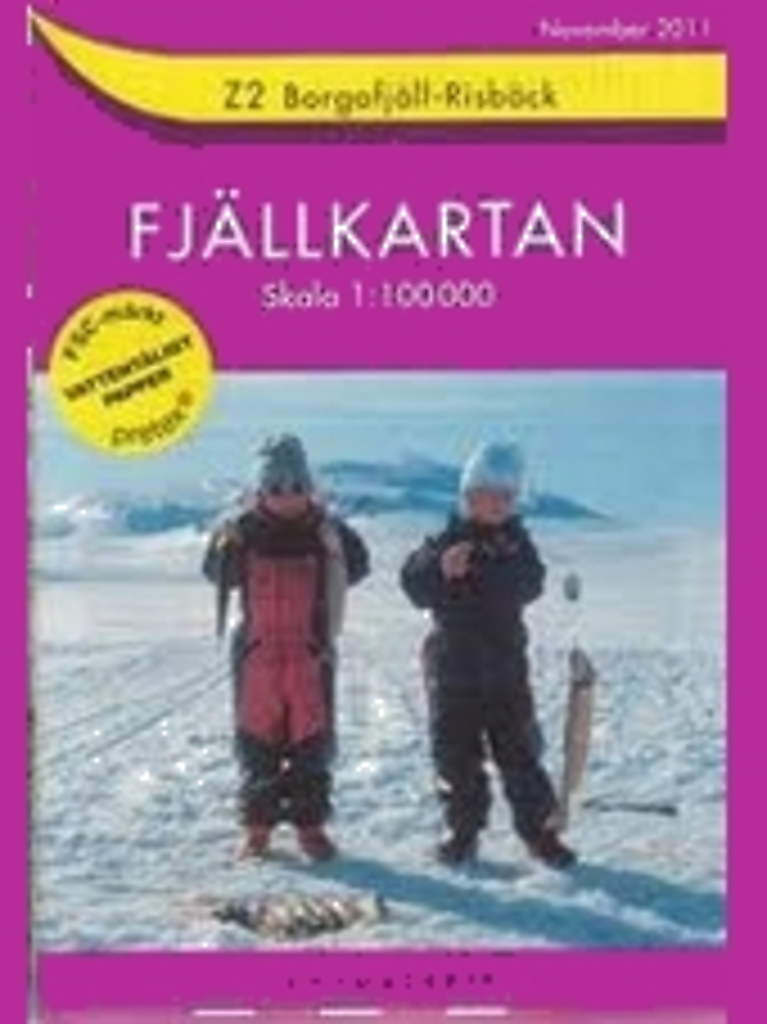 Fjällkarten Z2 Borgafjäll-Risbäck