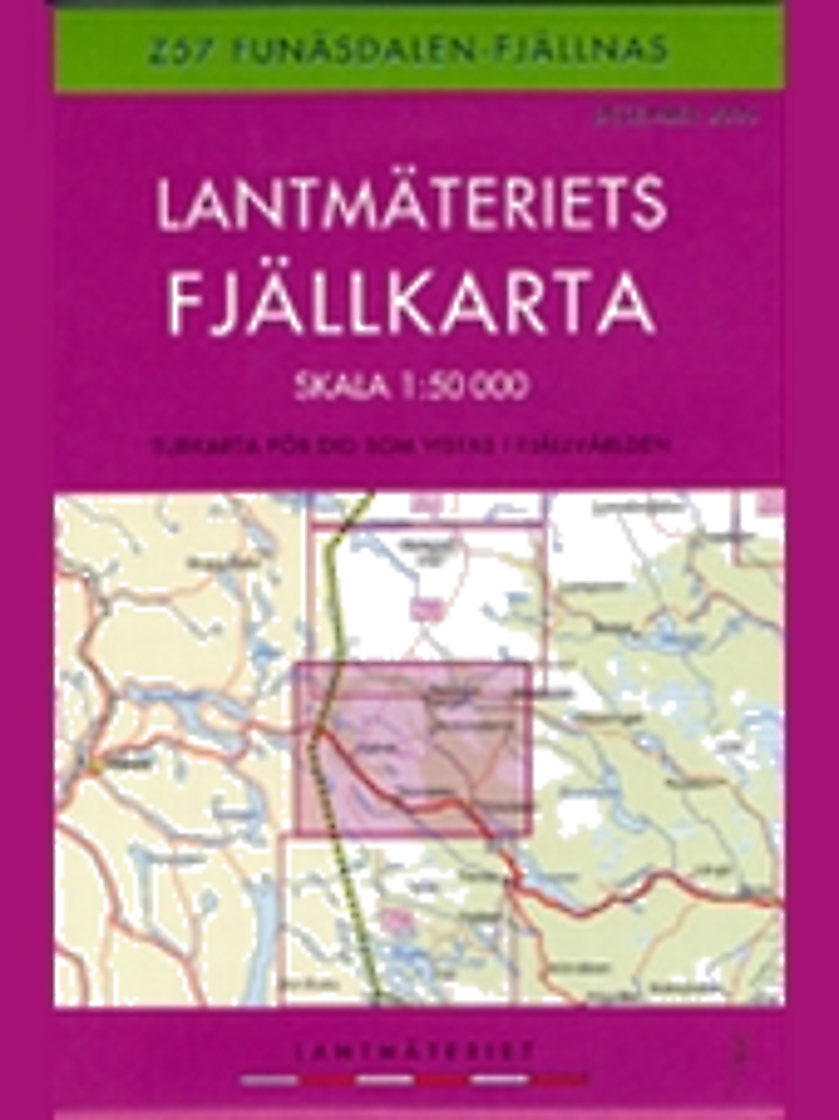 Fjällkartan Z56 Helags