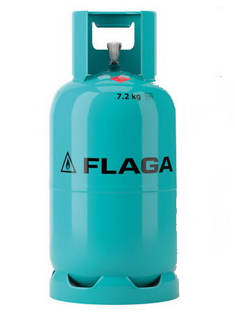 Flaga Stahl Gasflasche Depot –
