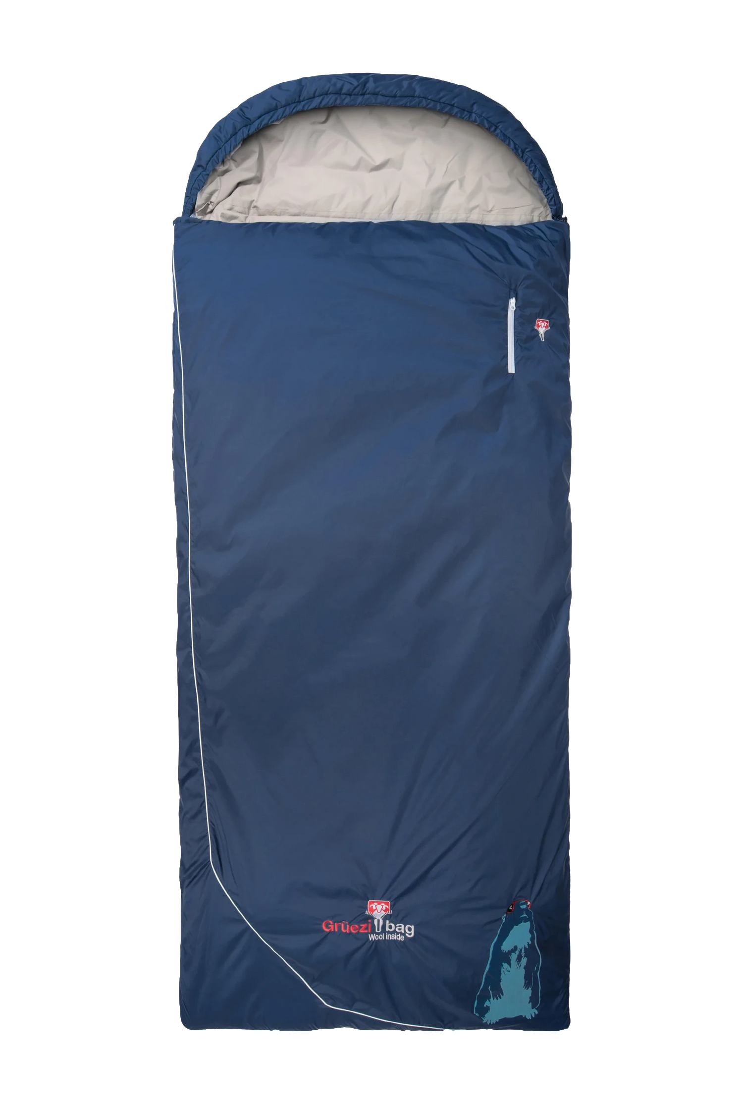 Wolle Murmeltier Comfort XXL Deckenschlafsack +4 °C