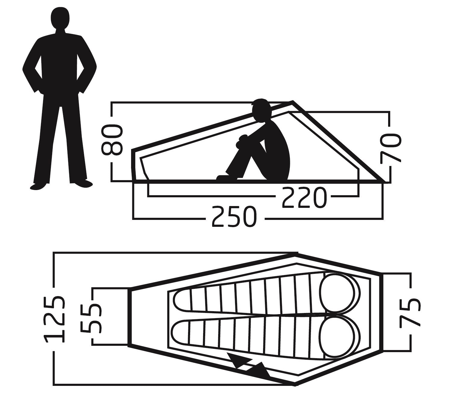 Nordisk Lofoten 2 ULW Forest Green