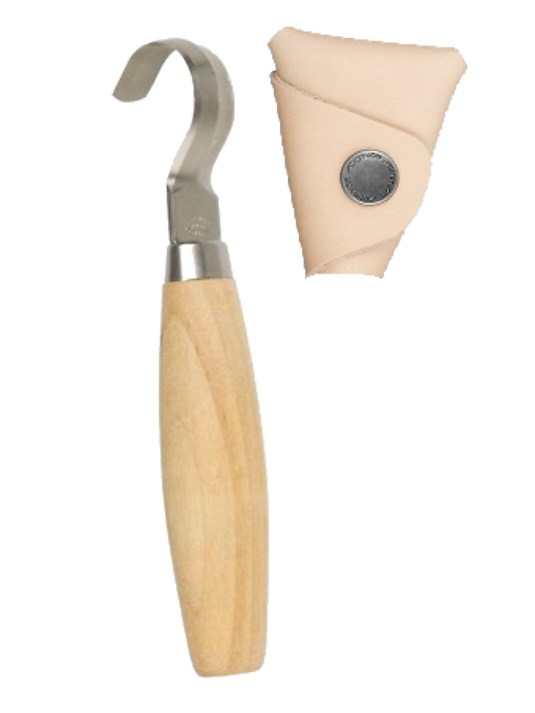 Mora Hook 162 Doppelseitig mit Lederschutz