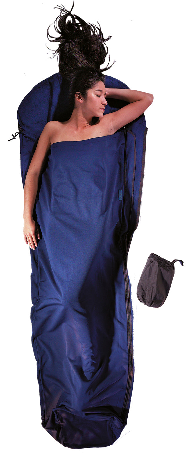 Cocoon Microfleece MummyLiner R dark petrol