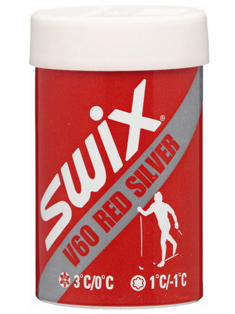 Swix V60 Red Silver Grip Wax