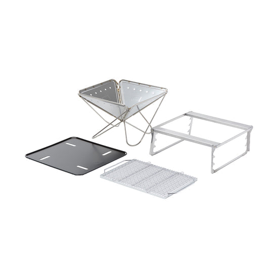 Snow Peak Takibi L Fire & Grill – Robuste Feuerstelle mit Grillfunktion