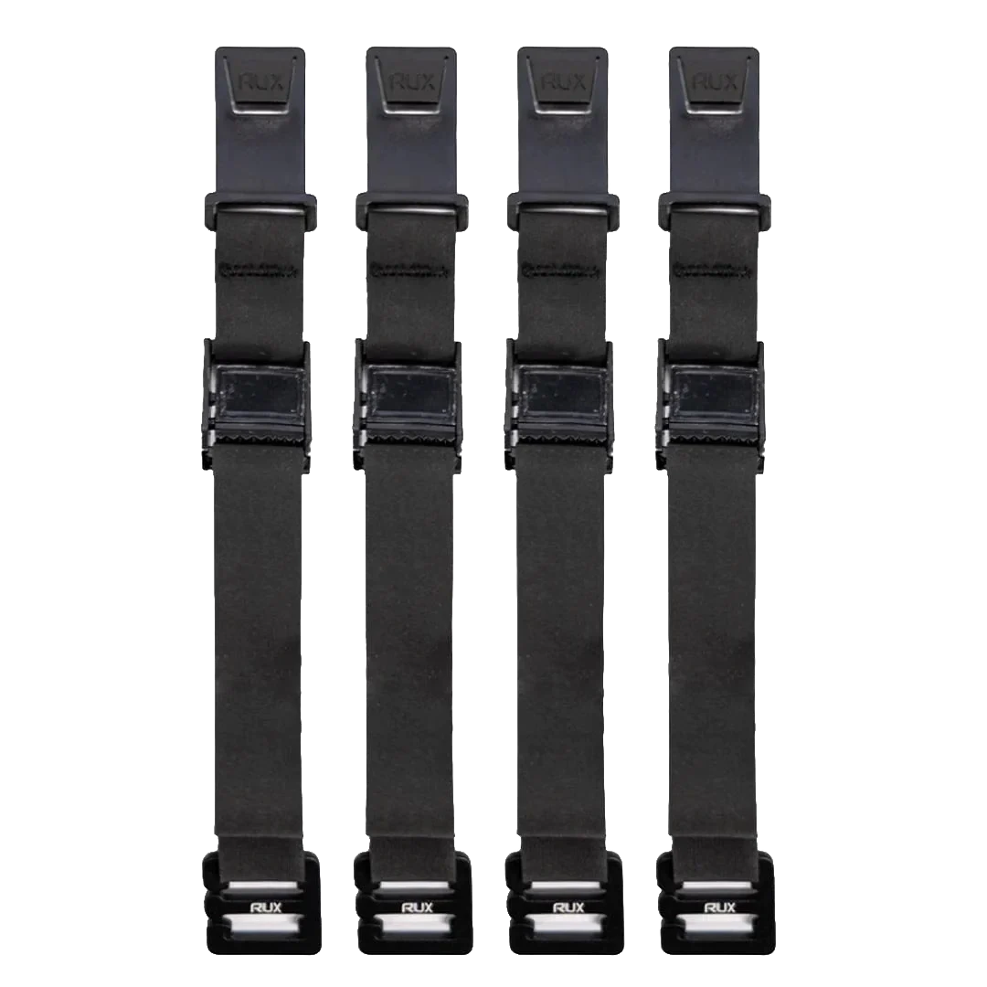 RUX Tie-Down Straps (56cm) Black