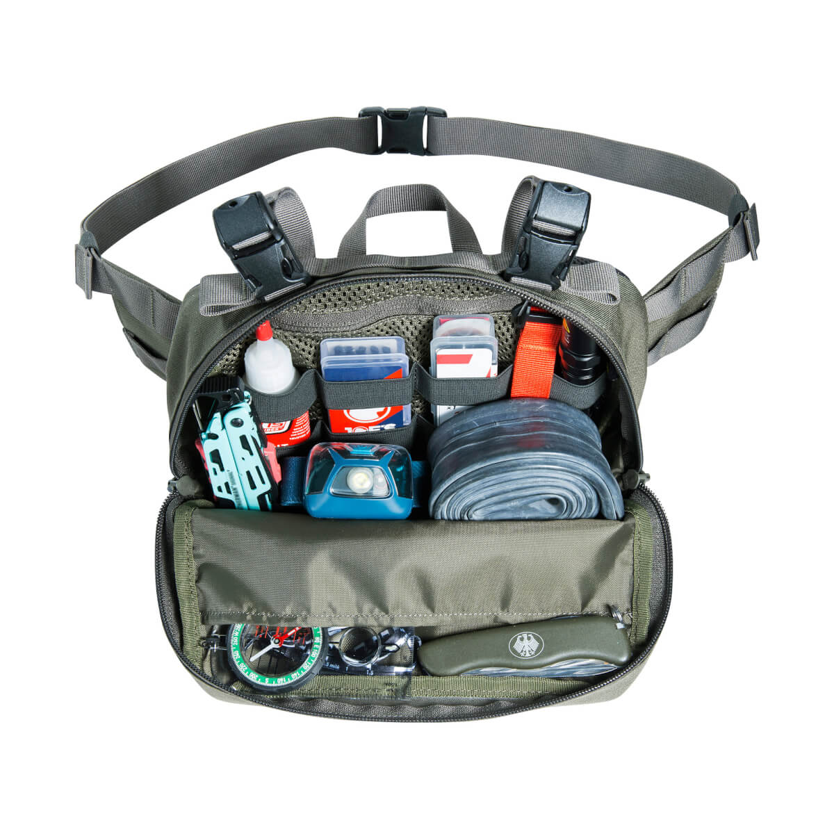 Tatonka Hip & Bar Pouch BC – Robuste Bauchtasche & Fahrrad-Lenkertasche Black