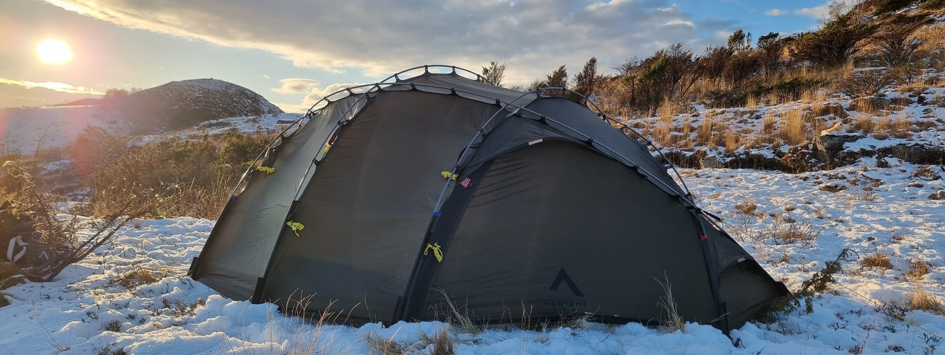NORTENT Vern 2 mit Zeltofendurchführung – Outdoorfeeling.com