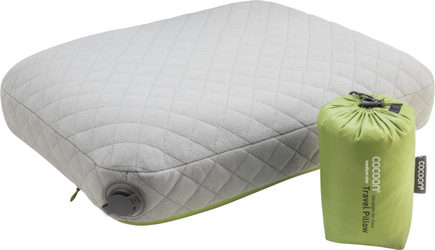 Cocoon Air Core Pillow Ultralight M wasabi/grey