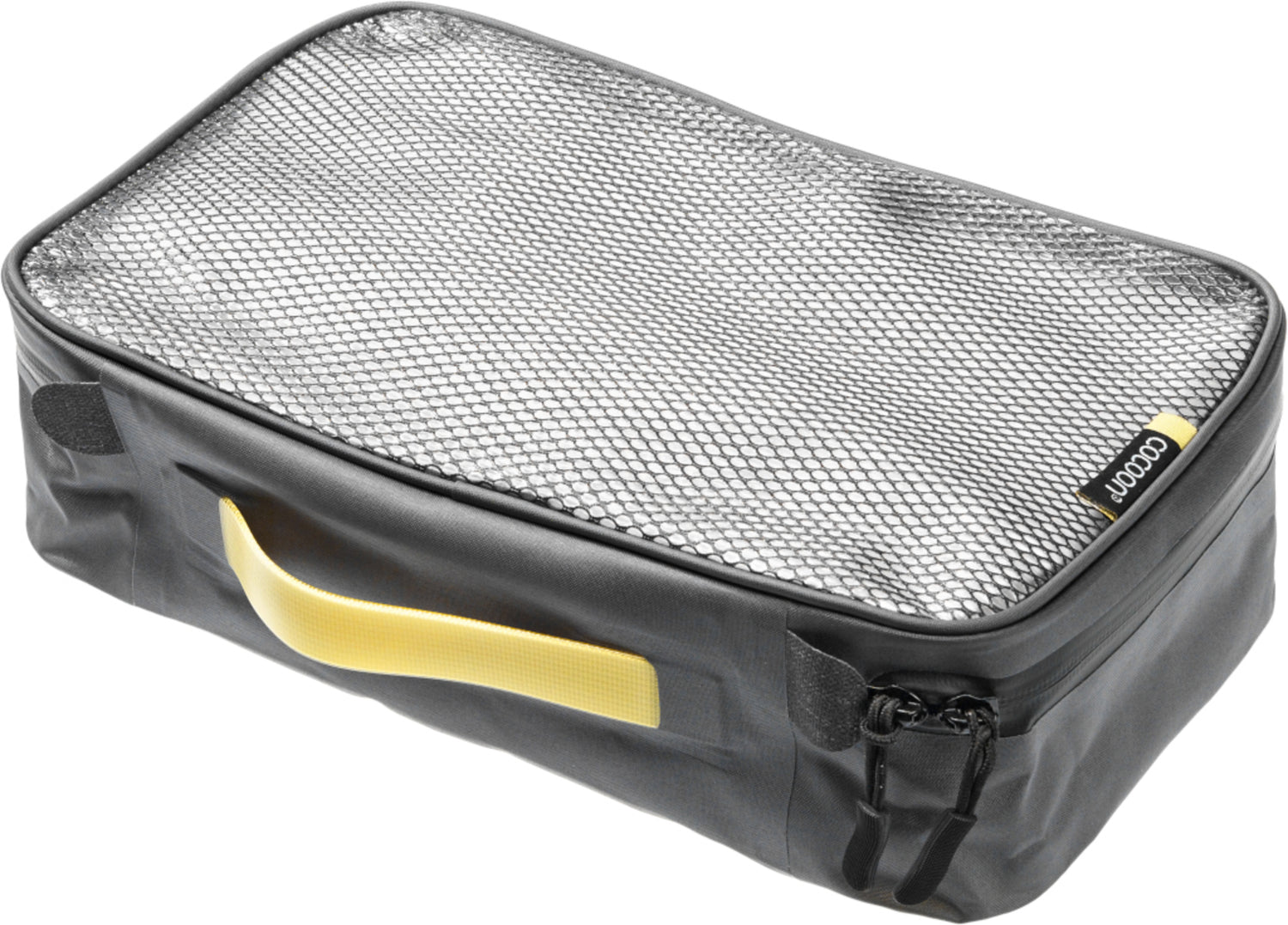 Cocoon Cocoon Packing Cube with Laminated Net Top M grey/yellow