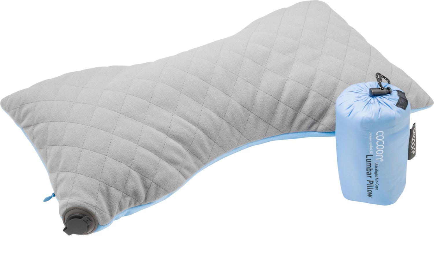 Cocoon Lumbar Support Pillow light-blue/grey