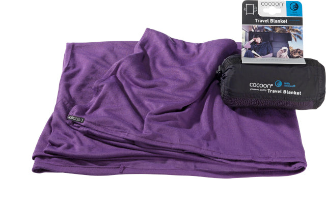 Cocoon Coolmax Travel Blanket eggplant