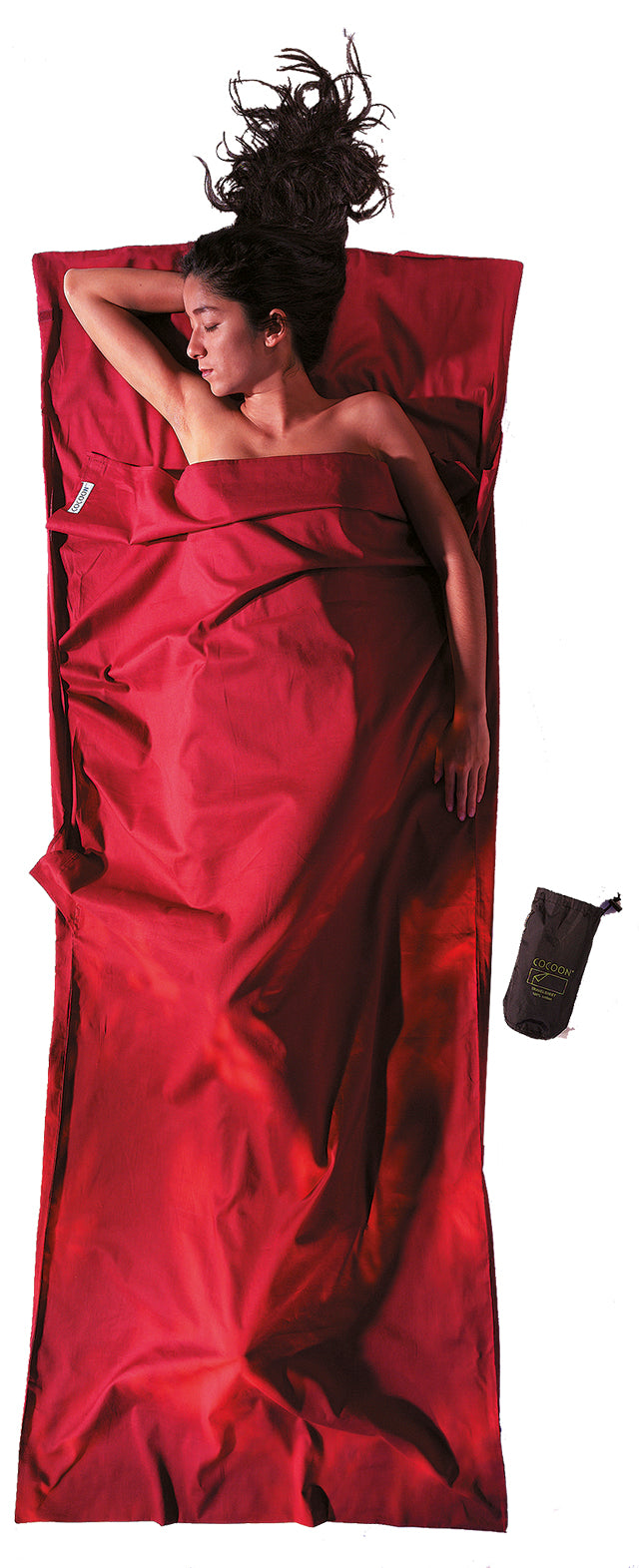 Cocoon Cotton TravelSheet monks red