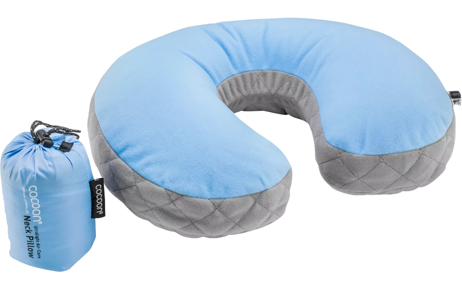 Cocoon U Shaped Neck Pillow light-blue/grey