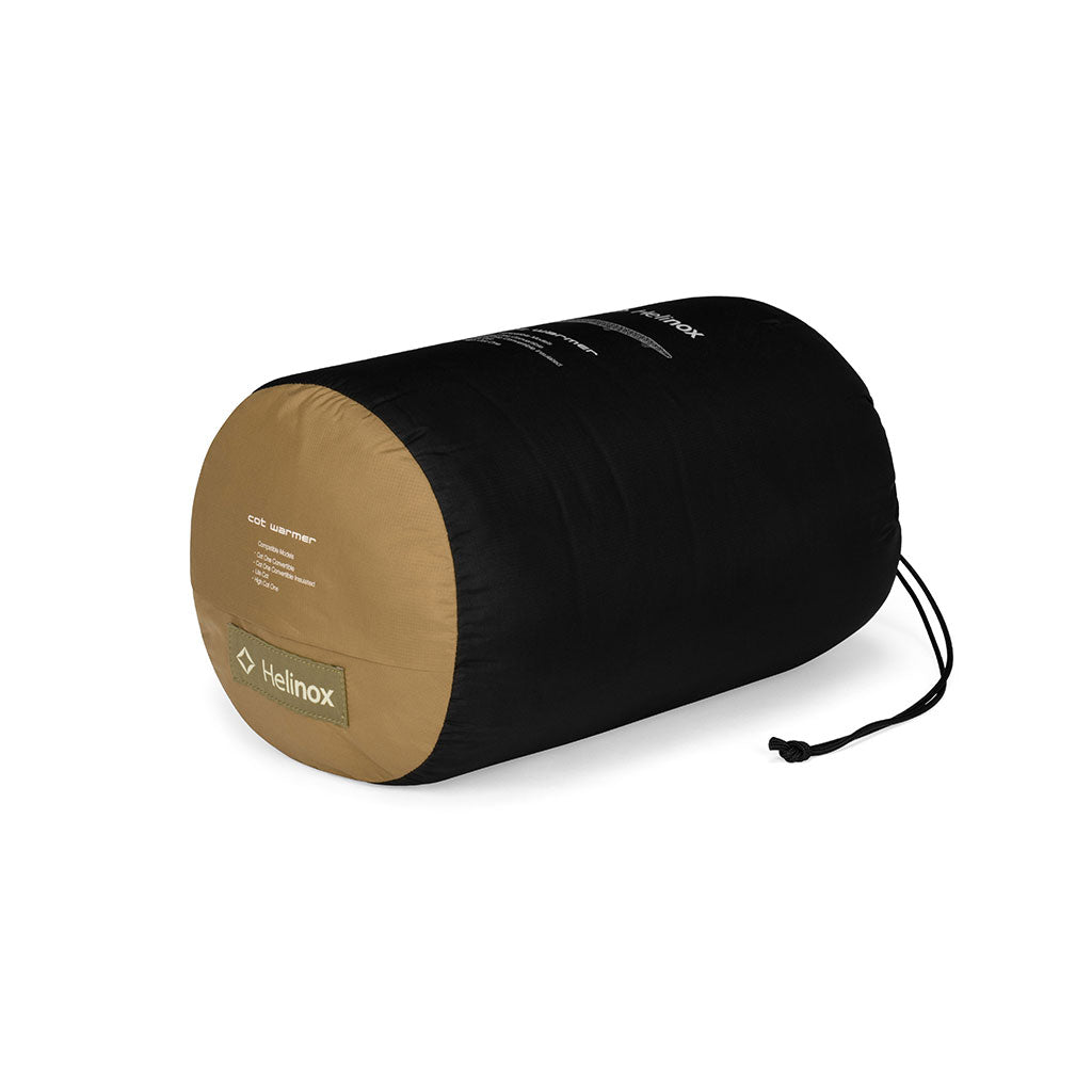 Helinox Cot Warmer Fleece Cot One Long Black/Coyote Tan