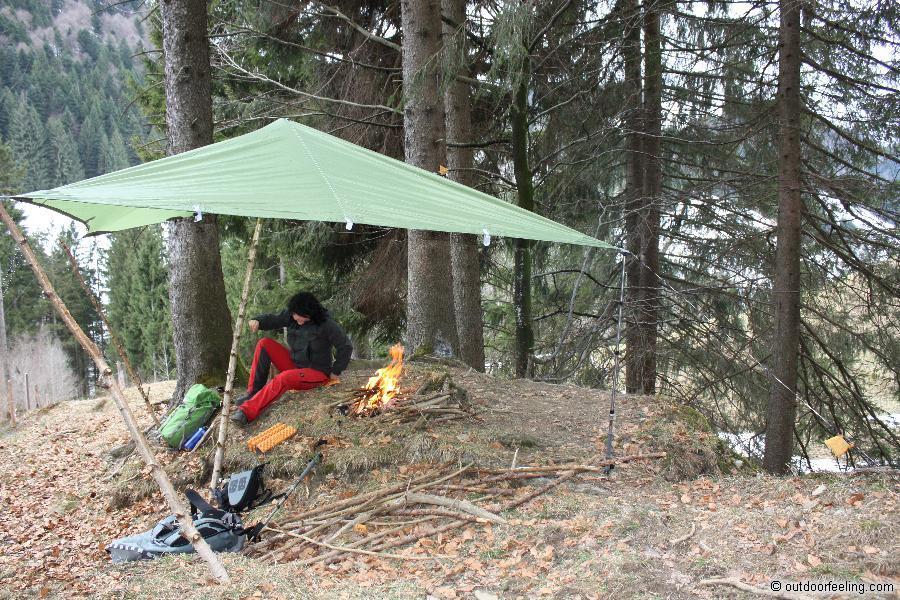 EXPED Scout Tarp Extreme エクスペド スカウトタープ そろそろソロキャン！:Exped Scout Tarp Extreme 初張（1）