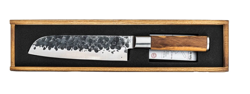 Forged Olive Santokumesser