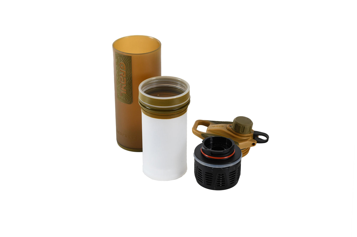 Grayl Geopress Purifier Bottle Coyote Brown