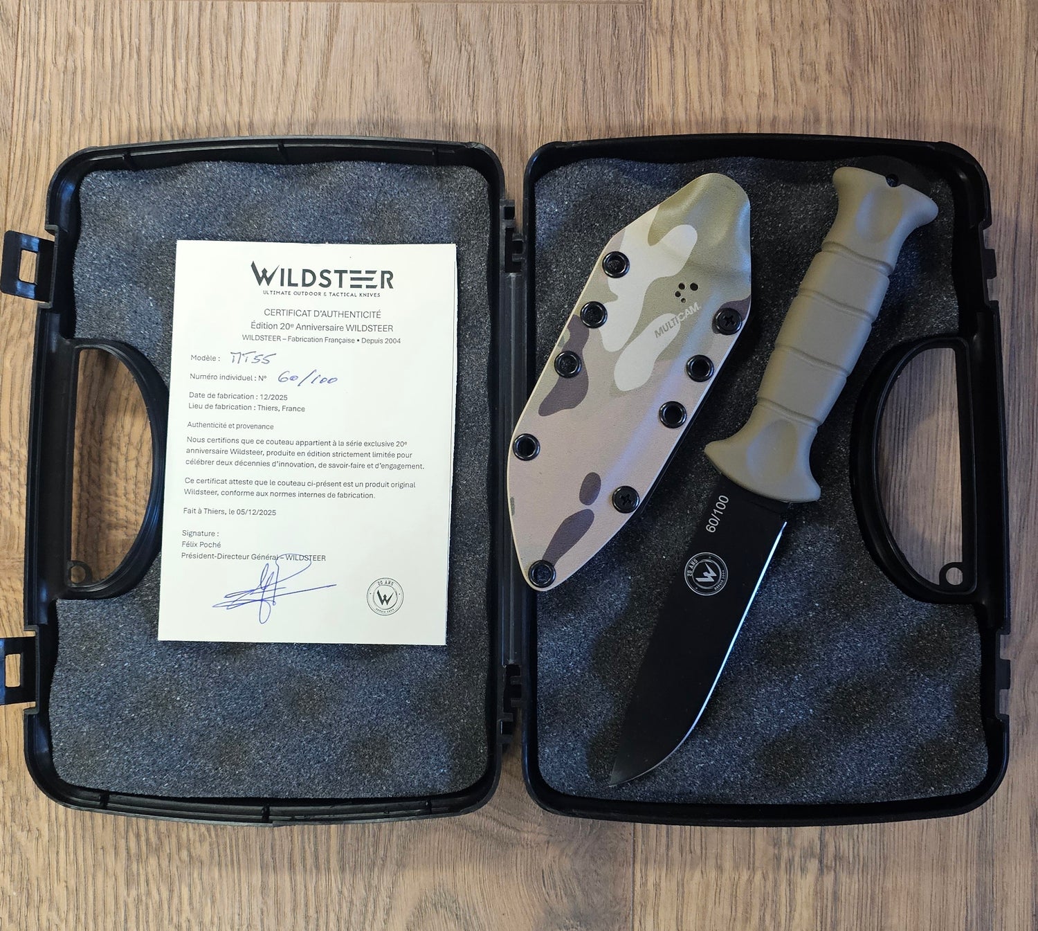 Wildsteer MT55 lame PVD Coyote tactipren 100 Stück Nr.90