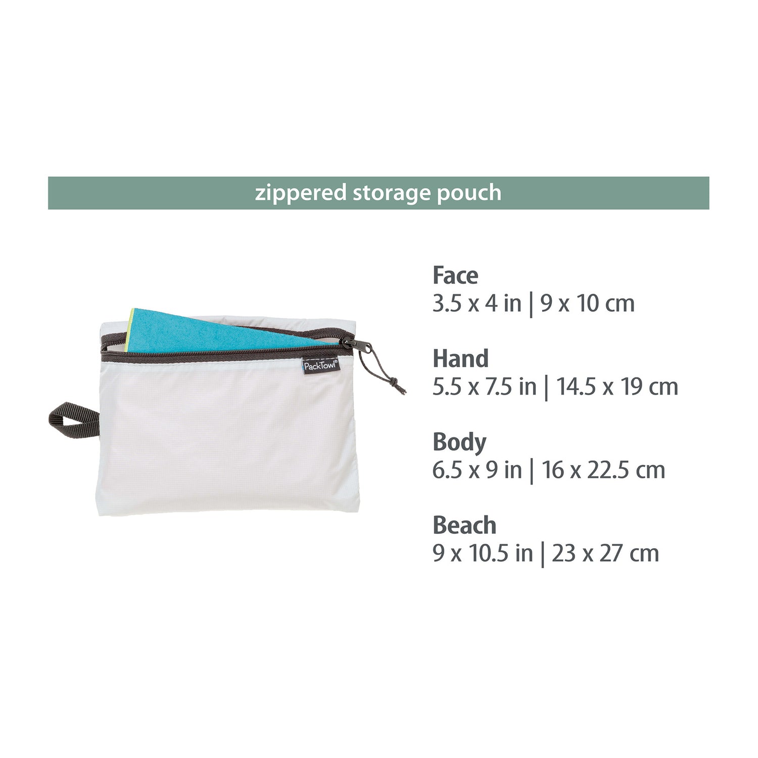 PackTowl Personal Beach (L) Sand Dune Print