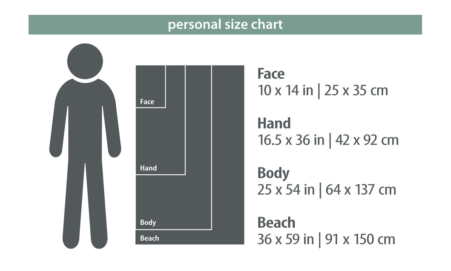 PackTowl PackTowl Personal Body (XL) Dusk
