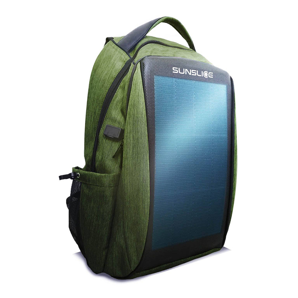 SunSlice Zenith - 25L 8W Solar BackpackGreen