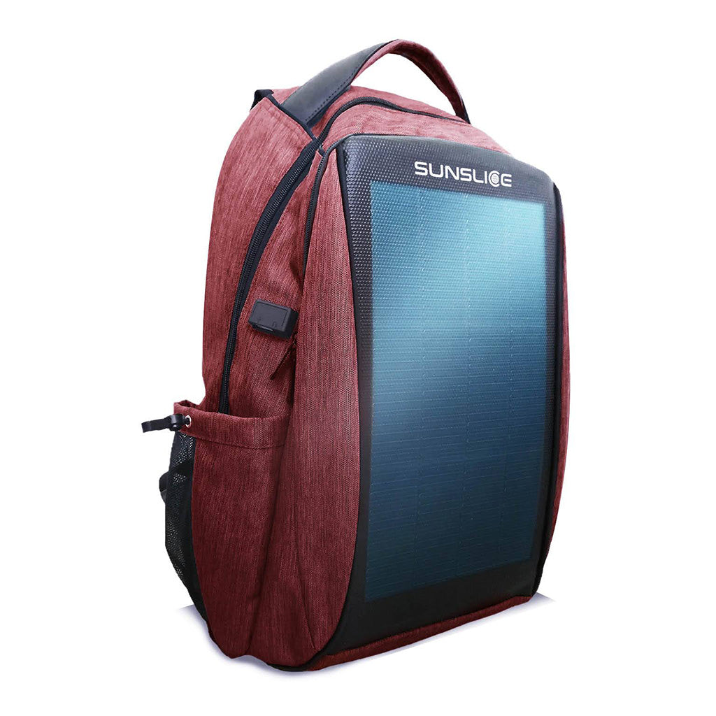 SunSlice Zenith - 25L 8W Solar BackpackRed