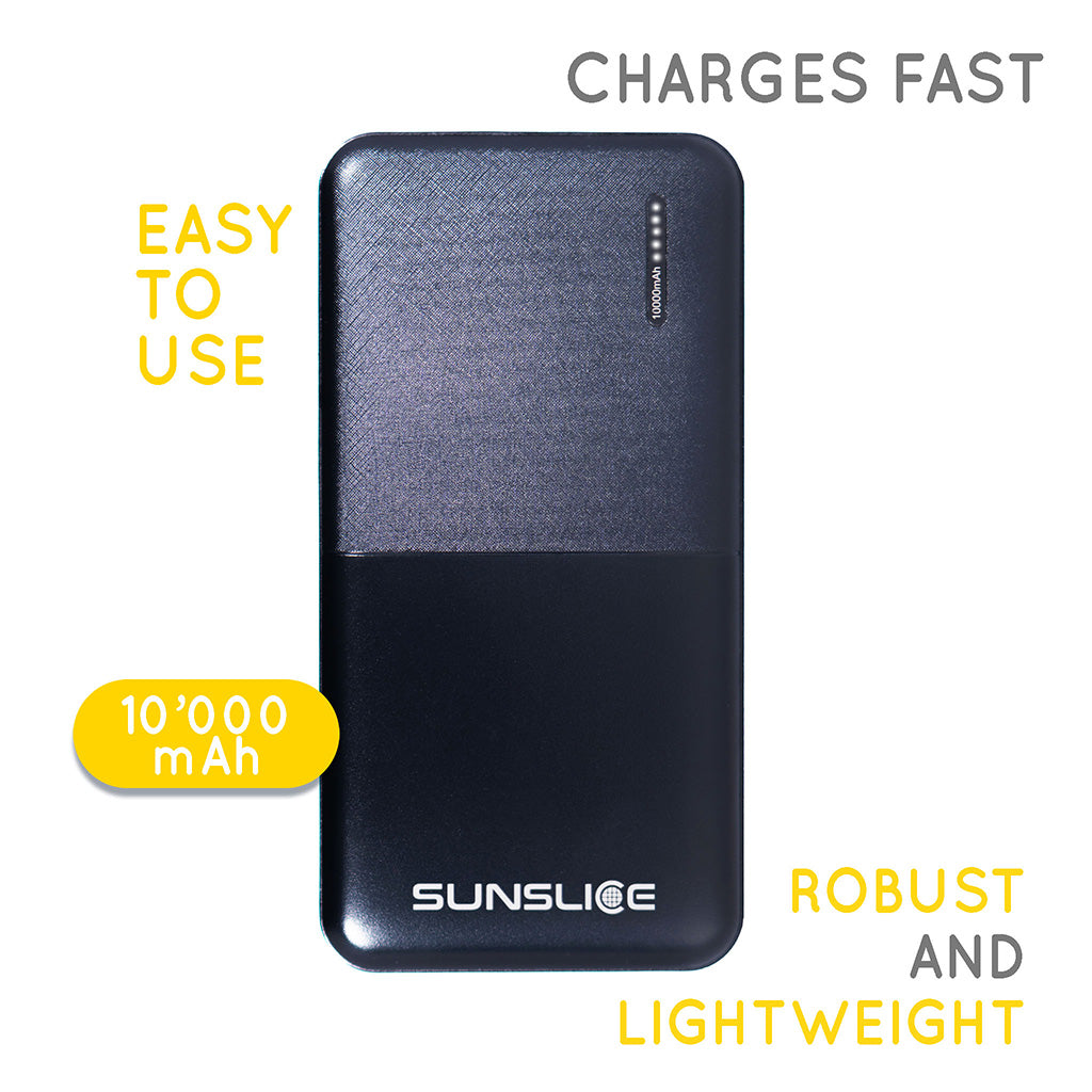 SunSlice Gravity 10 - 10'000 mAh Powerbank