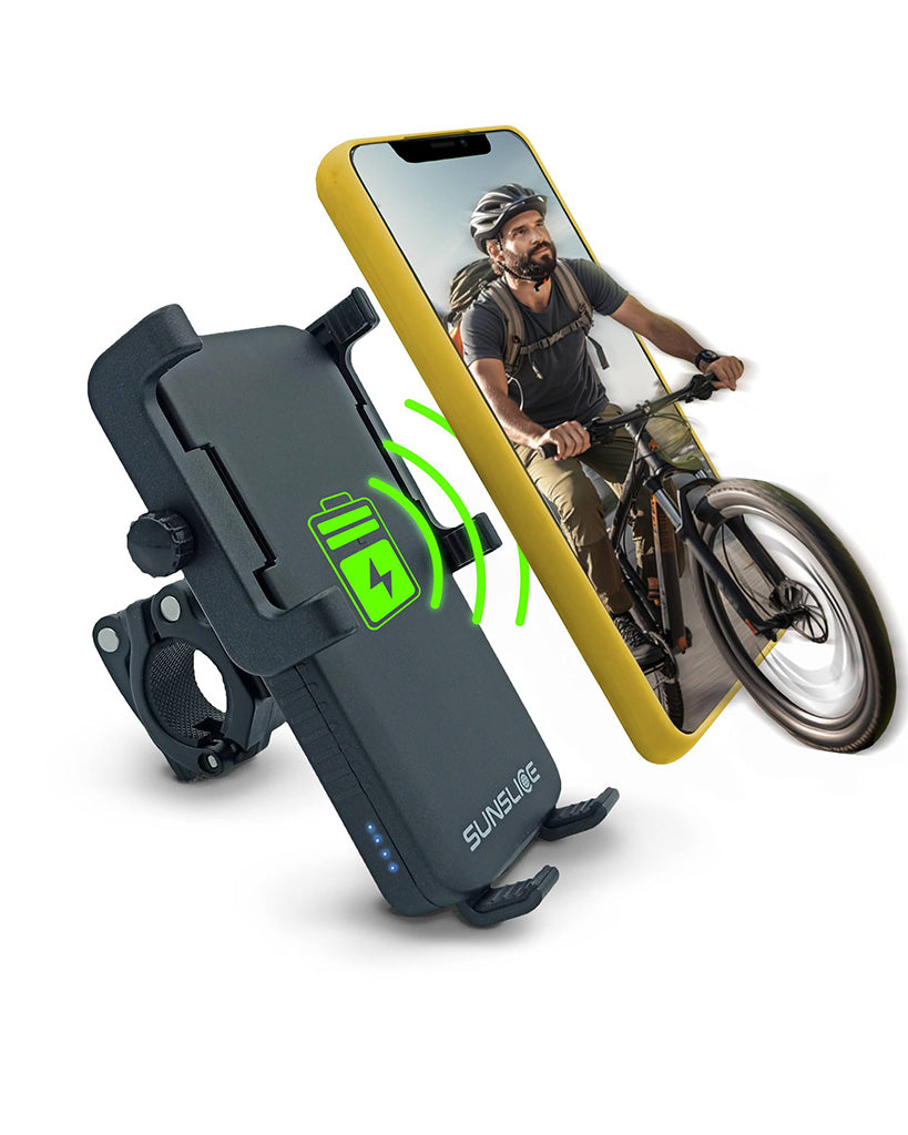 SunSlice Cyclotron - 5'000 mAh Bike Phone Holder