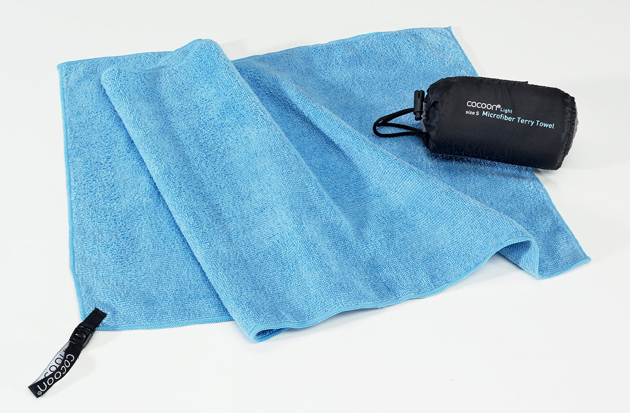 Cocoon Microfiber Terry Towel M light blue