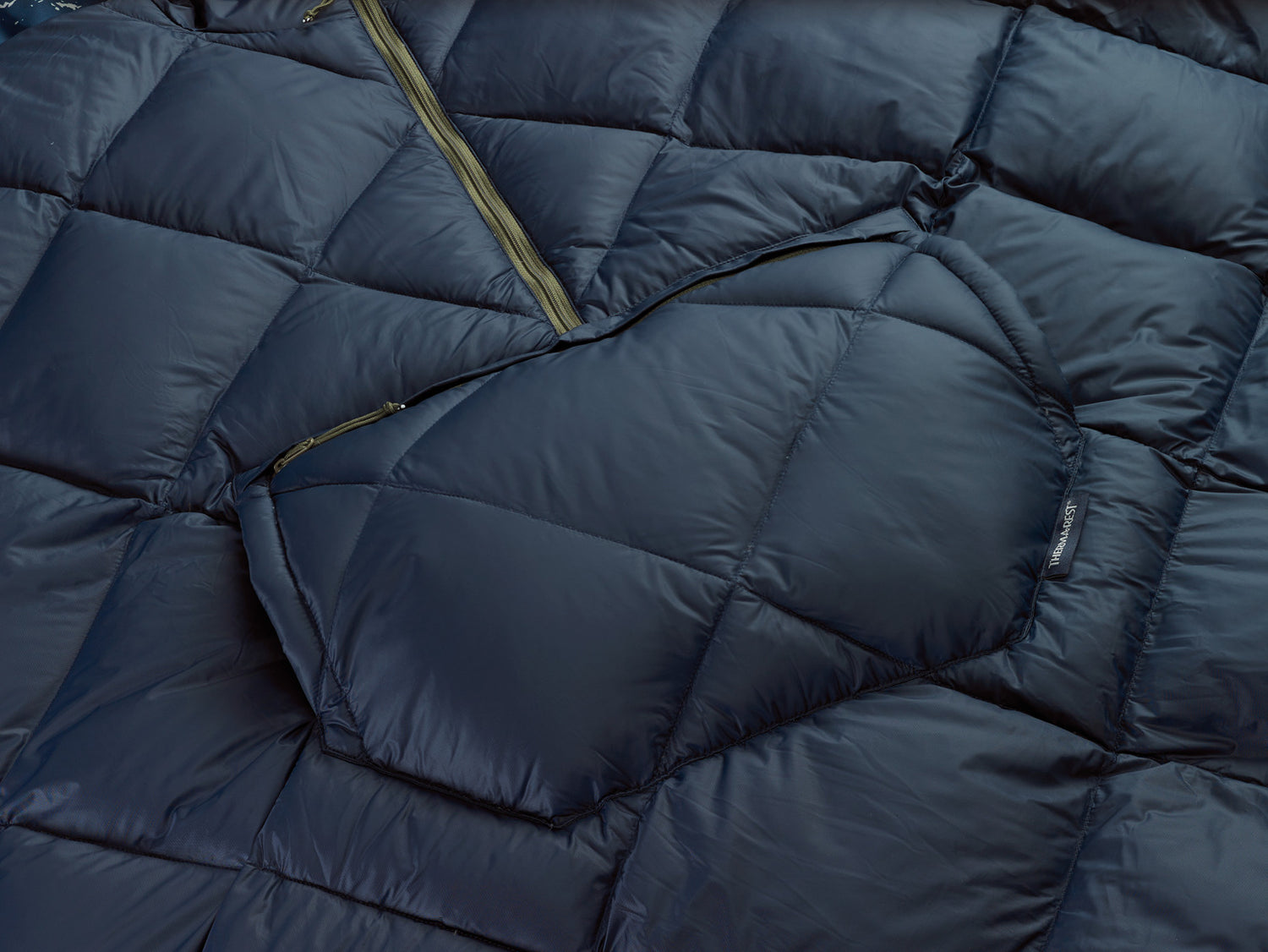 Thermarest Honcho Poncho Down Outerspace Blue