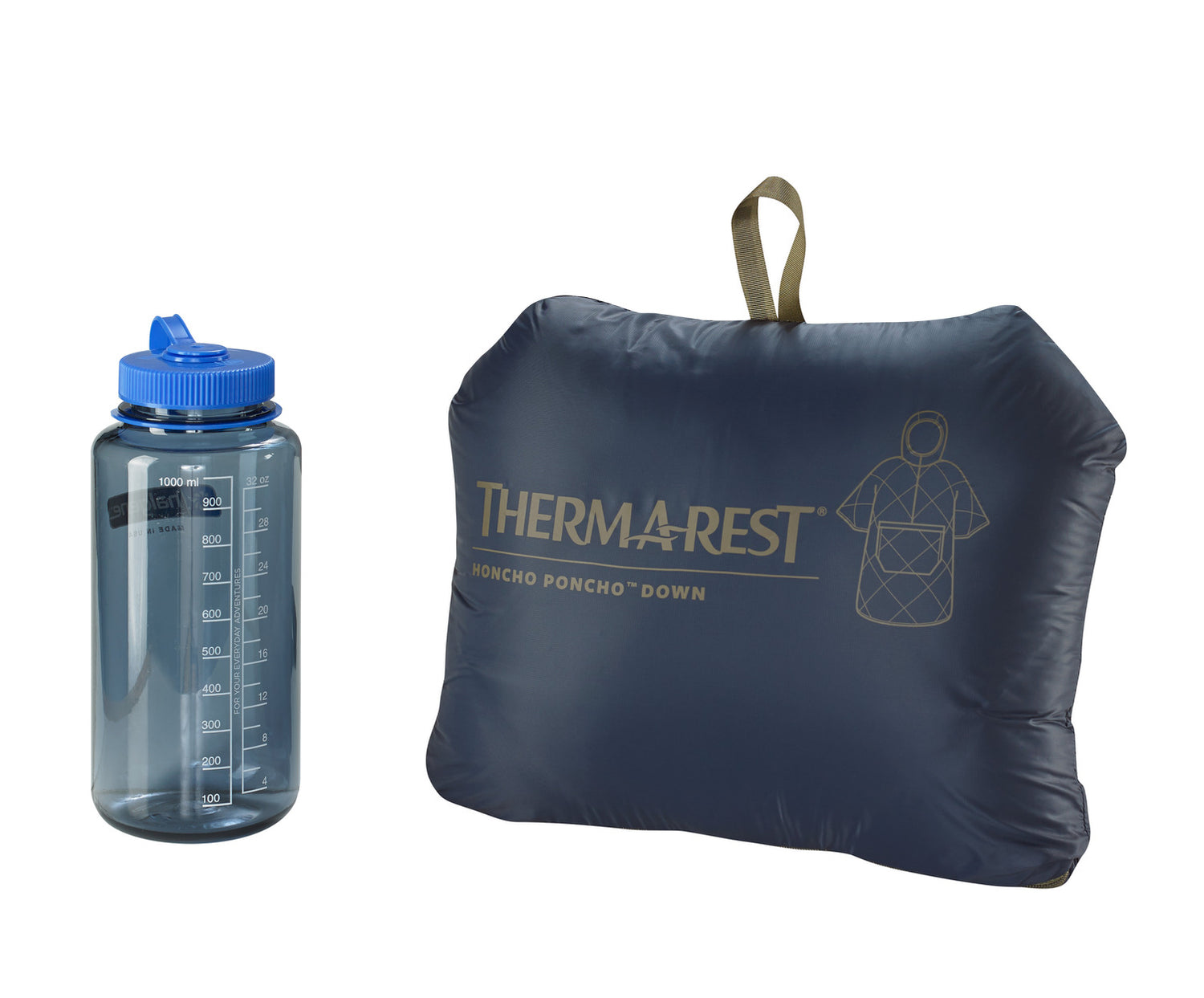 Thermarest Honcho Poncho Down Outerspace Blue