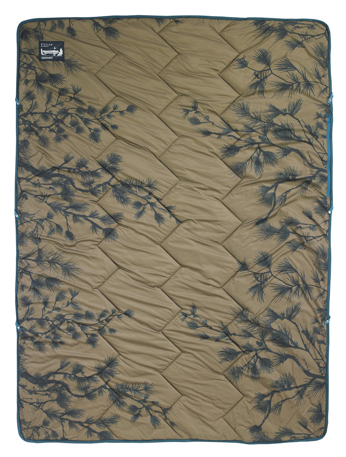 Thermarest Stellar Blanket Peeking Pine Print