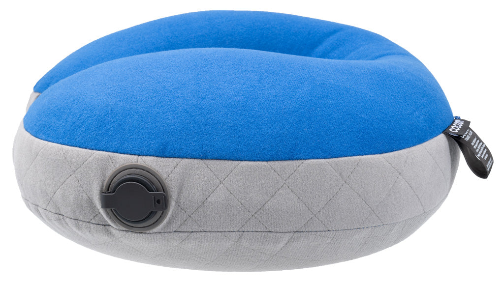 Cocoon U Shaped Down Neck Pillow true blue/grey
