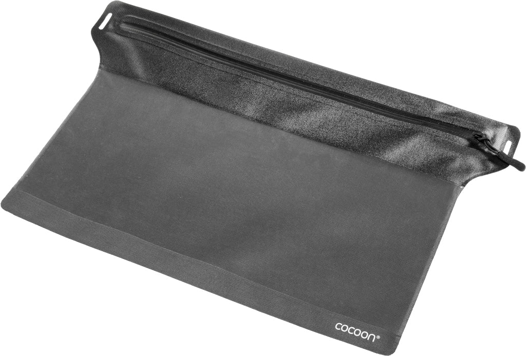 Cocoon Zippered Flat Document Bags Size L grey/black
