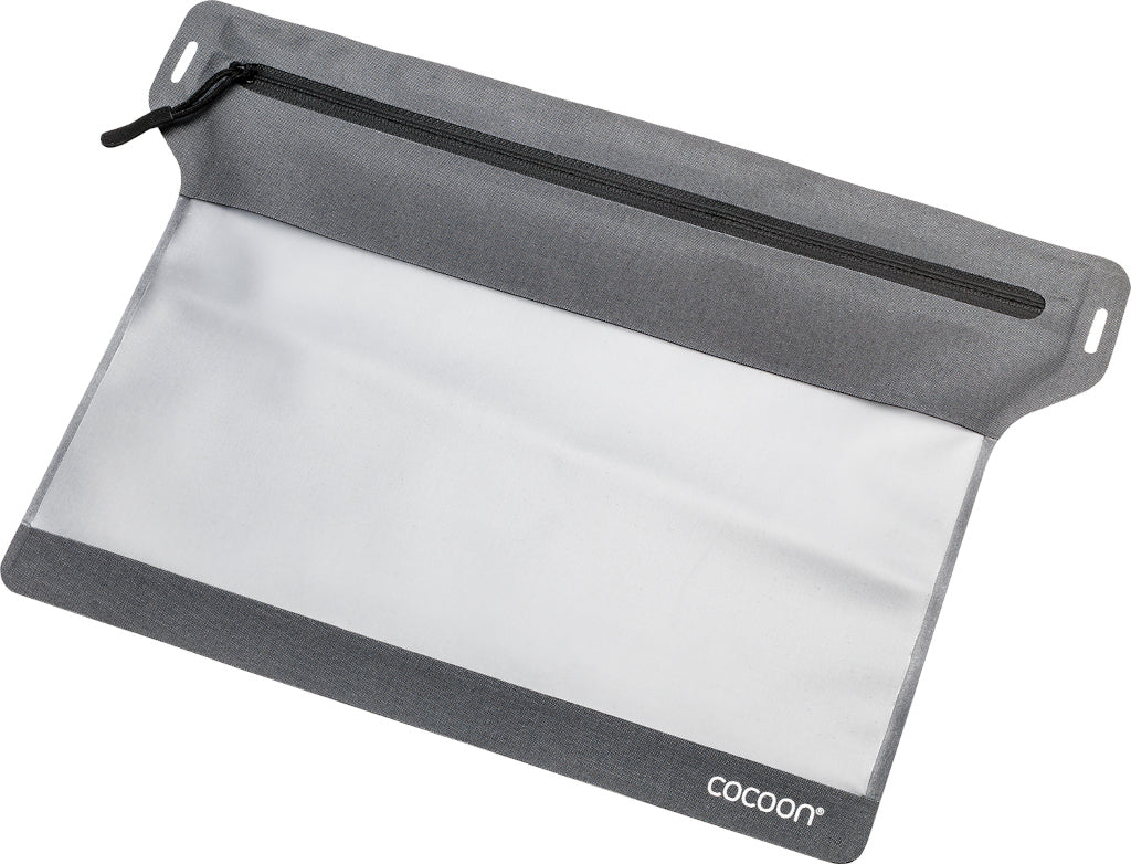Cocoon Zippered Flat Document Bags Size M grey/black