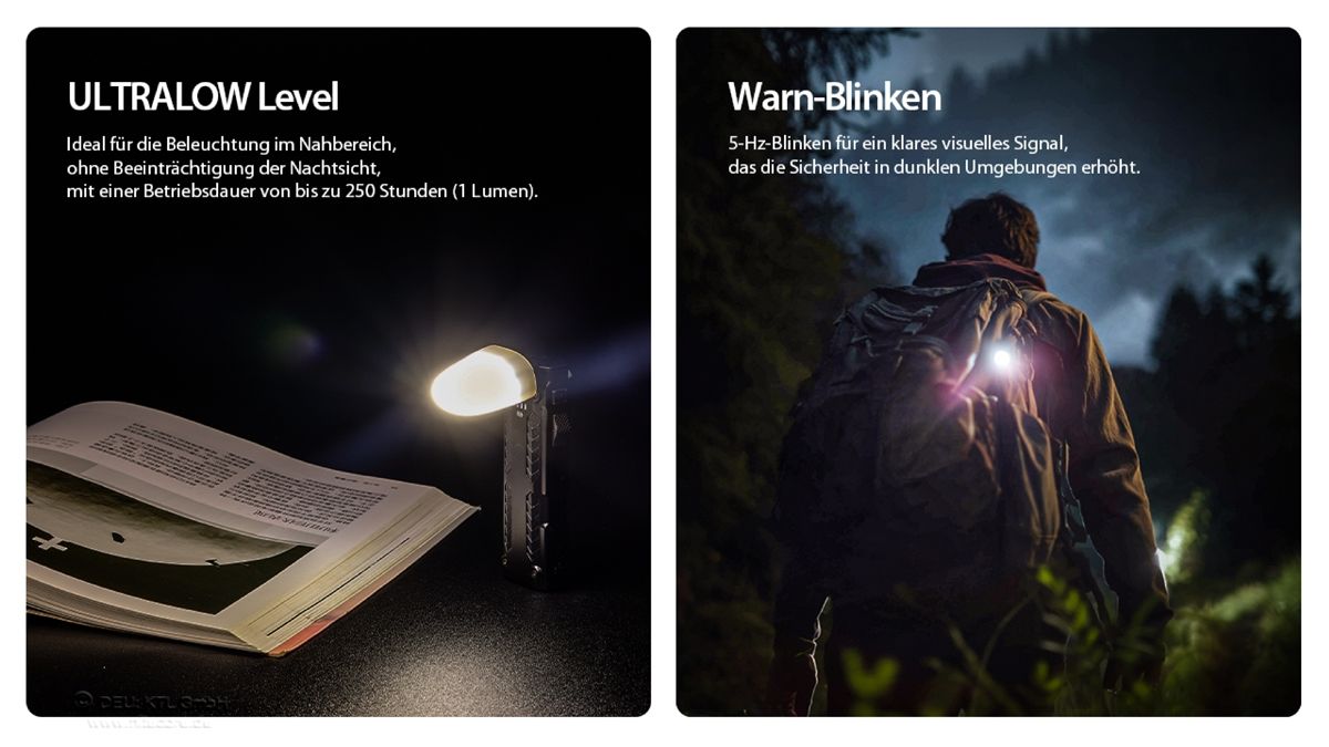 Nitecore EDC09 Winkellampe mit 1600 Lumen